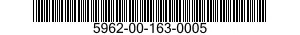 5962-00-163-0005  5962001630005 001630005
