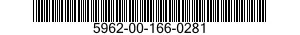 5962-00-166-0281  5962001660281 001660281