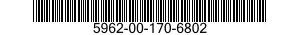 5962-00-170-6802 MICROCIRCUIT,DIGITAL 5962001706802 001706802
