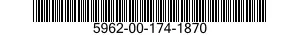 5962-00-174-1870 MICROCIRCUIT,LINEAR 5962001741870 001741870