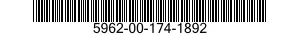 5962-00-174-1892  5962001741892 001741892