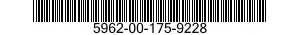 5962-00-175-9228 MICROCIRCUIT,DIGITAL 5962001759228 001759228