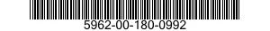 5962-00-180-0992 MICROCIRCUIT,LINEAR 5962001800992 001800992