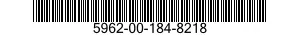 5962-00-184-8218 MICROCIRCUIT,LINEAR 5962001848218 001848218