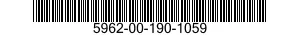 5962-00-190-1059 MICROCIRCUIT,DIGITAL 5962001901059 001901059