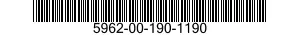 5962-00-190-1190 MICROCIRCUIT,DIGITAL 5962001901190 001901190