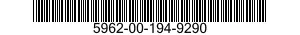 5962-00-194-9290 MICROCIRCUIT,DIGITAL 5962001949290 001949290