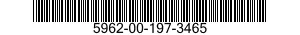 5962-00-197-3465  5962001973465 001973465