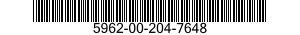 5962-00-204-7648  5962002047648 002047648