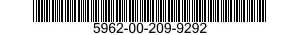 5962-00-209-9292 MICROCIRCUIT,LINEAR 5962002099292 002099292