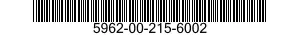 5962-00-215-6002 MICROCIRCUIT,DIGITAL 5962002156002 002156002