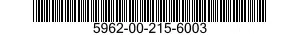 5962-00-215-6003 MICROCIRCUIT,DIGITAL 5962002156003 002156003