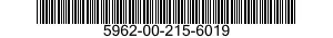 5962-00-215-6019 MICROCIRCUIT,DIGITAL 5962002156019 002156019