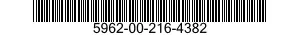 5962-00-216-4382 MICROCIRCUIT,DIGITAL 5962002164382 002164382