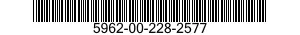 5962-00-228-2577  5962002282577 002282577