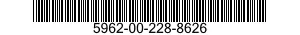 5962-00-228-8626  5962002288626 002288626