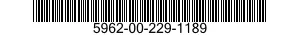 5962-00-229-1189  5962002291189 002291189