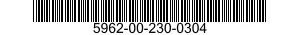 5962-00-230-0304 MICROCIRCUIT,LINEAR 5962002300304 002300304