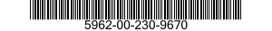 5962-00-230-9670  5962002309670 002309670