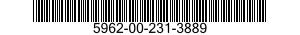 5962-00-231-3889 MICROCIRCUIT,DIGITAL 5962002313889 002313889