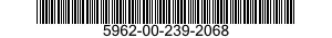 5962-00-239-2068  5962002392068 002392068