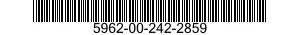 5962-00-242-2859 MICROCIRCUIT,LINEAR 5962002422859 002422859