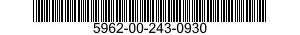 5962-00-243-0930  5962002430930 002430930
