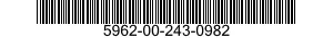 5962-00-243-0982  5962002430982 002430982