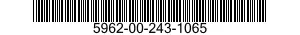 5962-00-243-1065  5962002431065 002431065