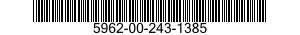5962-00-243-1385  5962002431385 002431385