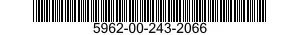 5962-00-243-2066 MICROCIRCUIT,DIGITAL 5962002432066 002432066