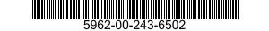 5962-00-243-6502  5962002436502 002436502