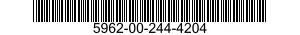 5962-00-244-4204 MICROCIRCUIT,DIGITAL 5962002444204 002444204