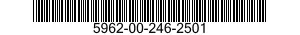 5962-00-246-2501  5962002462501 002462501