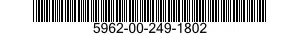 5962-00-249-1802  5962002491802 002491802
