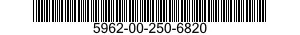 5962-00-250-6820  5962002506820 002506820