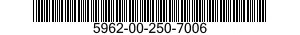 5962-00-250-7006  5962002507006 002507006