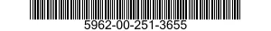 5962-00-251-3655  5962002513655 002513655