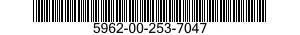 5962-00-253-7047  5962002537047 002537047