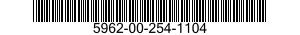5962-00-254-1104  5962002541104 002541104