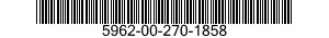 5962-00-270-1858 MICROCIRCUIT,LINEAR 5962002701858 002701858