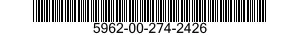 5962-00-274-2426 MICROCIRCUIT,LINEAR 5962002742426 002742426