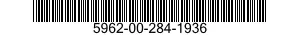 5962-00-284-1936  5962002841936 002841936