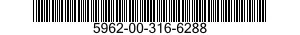 5962-00-316-6288  5962003166288 003166288