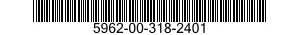 5962-00-318-2401 MICROCIRCUIT,LINEAR 5962003182401 003182401