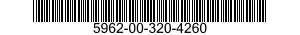 5962-00-320-4260 MICROCIRCUIT,DIGITAL 5962003204260 003204260