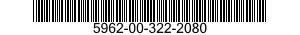 5962-00-322-2080 MICROCIRCUIT,LINEAR 5962003222080 003222080