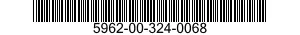 5962-00-324-0068  5962003240068 003240068