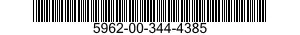 5962-00-344-4385 MICROCIRCUIT,DIGITAL 5962003444385 003444385