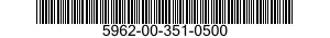5962-00-351-0500 MICROCIRCUIT,DIGITAL 5962003510500 003510500